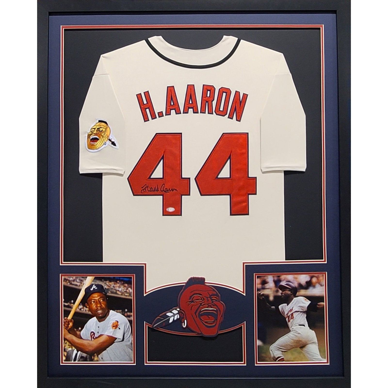 Hank aaron autographed jersey online