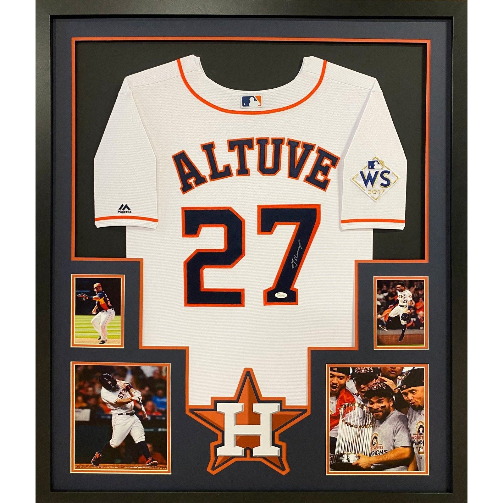 Jose Altuve Houston Astros Autographed Jersey JSA Certified
