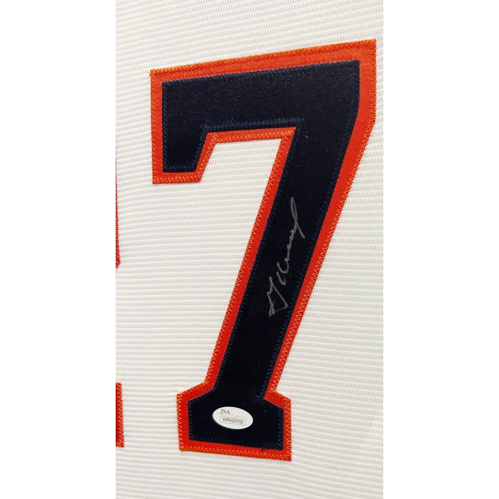 Jose Altuve Framed Signed Houston Astros Jersey JSA Autographed