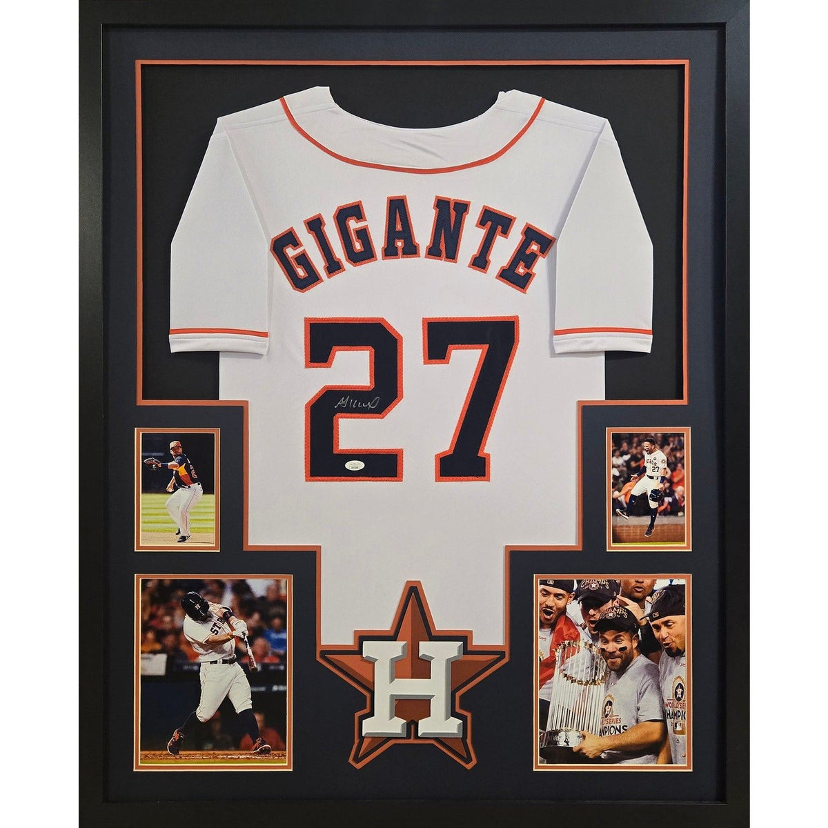 Jose Altuve Gigante Framed Signed Houston Astros Jersey JSA Autographed