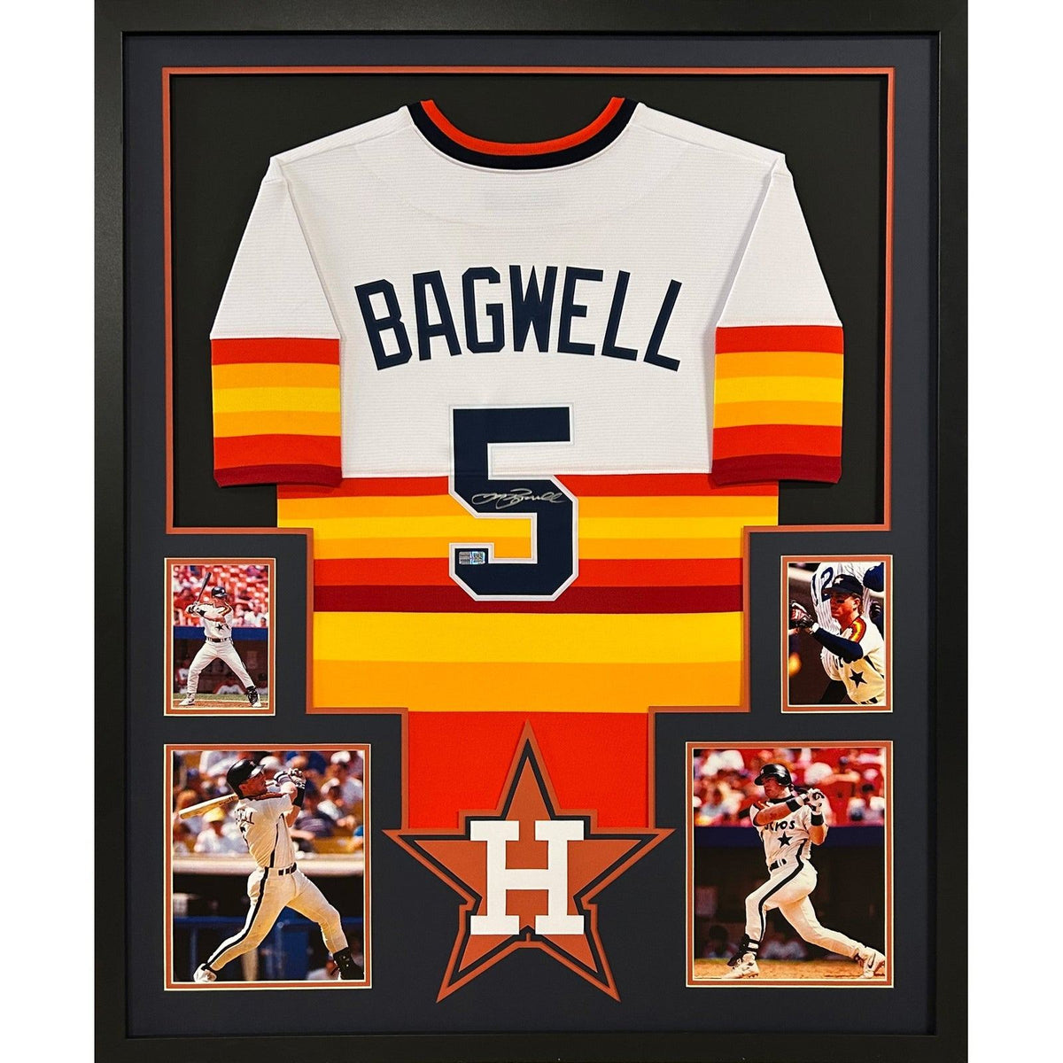 Jeff Bagwell Framed Signed Jersey Tristar Autographed Signed Houston Astros