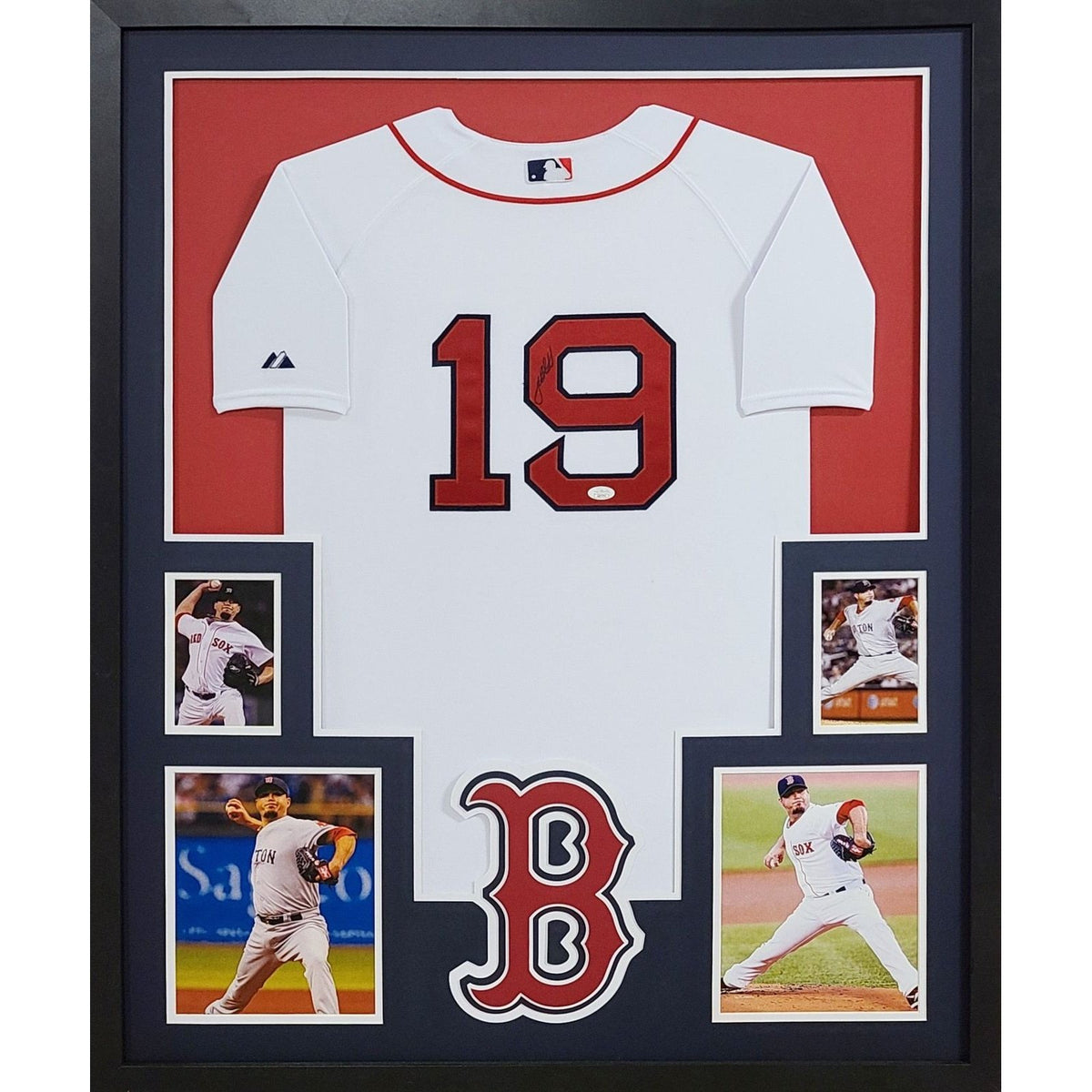 Josh Beckett Signed Framed Jersey JSA Autographed Boston Red Sox