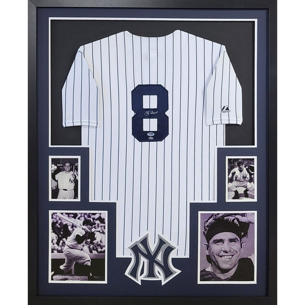 Yogi Berra Framed Jersey PSA/DNA Autographed Signed New York Yankees