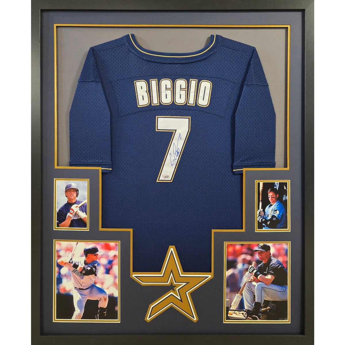 Craig Biggio Framed Signed Fanatics Jersey Autographed Signed Houston Astros