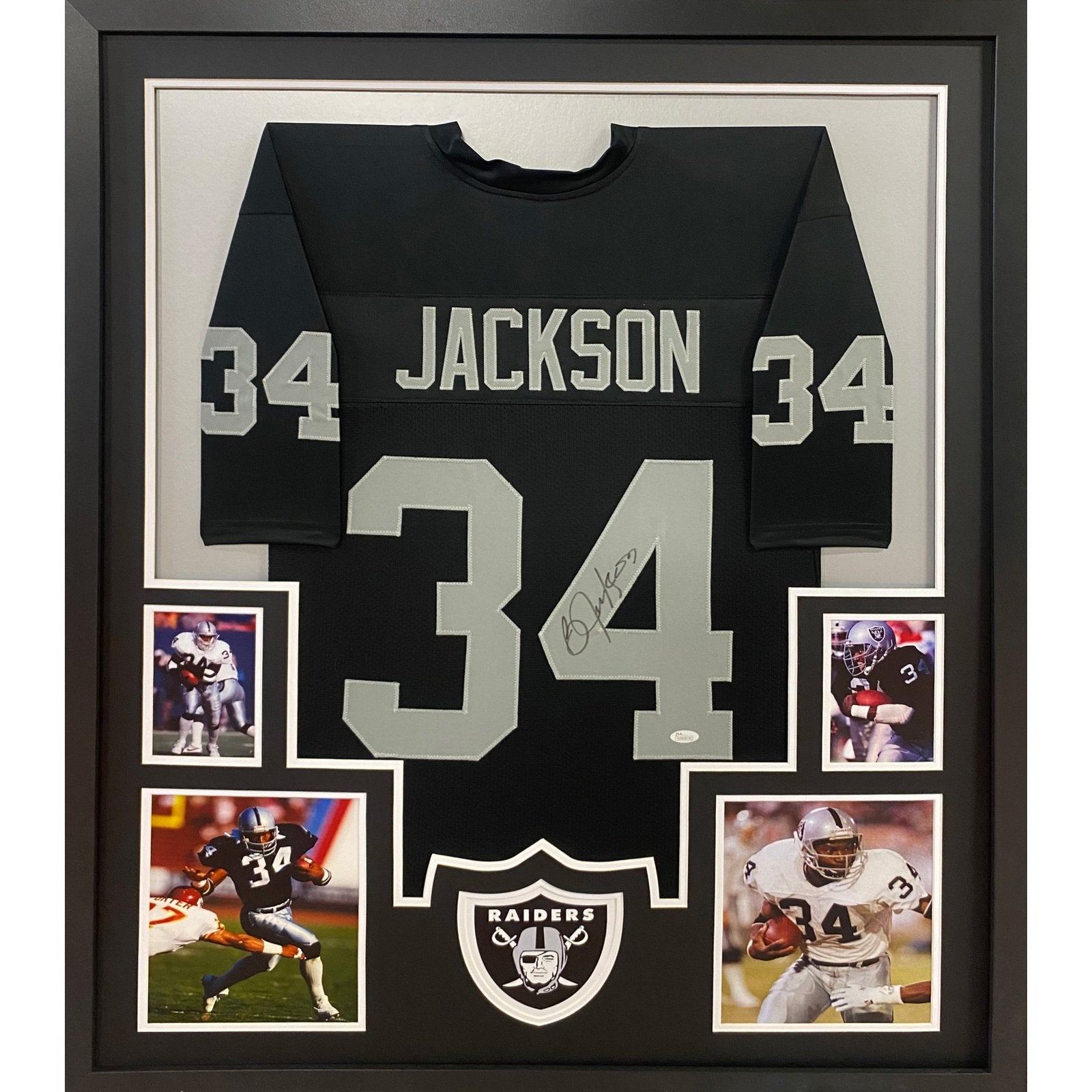 Bo Jackson Autographed Framed Jerseys