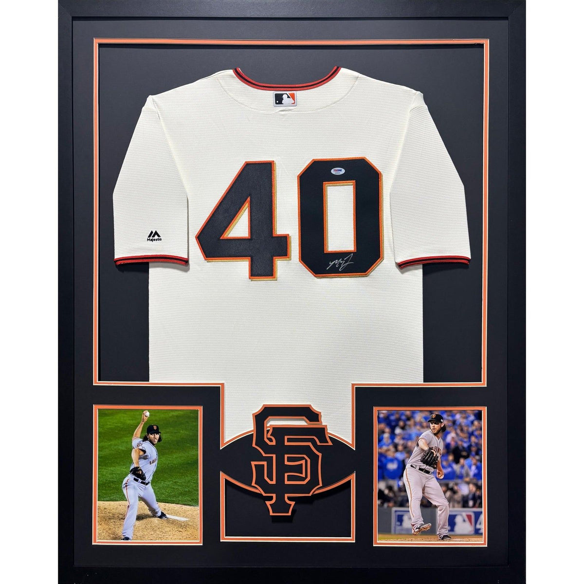 Madison Bumgarner Framed Signed Jersey PSA/DNA Autographed Signed Giants