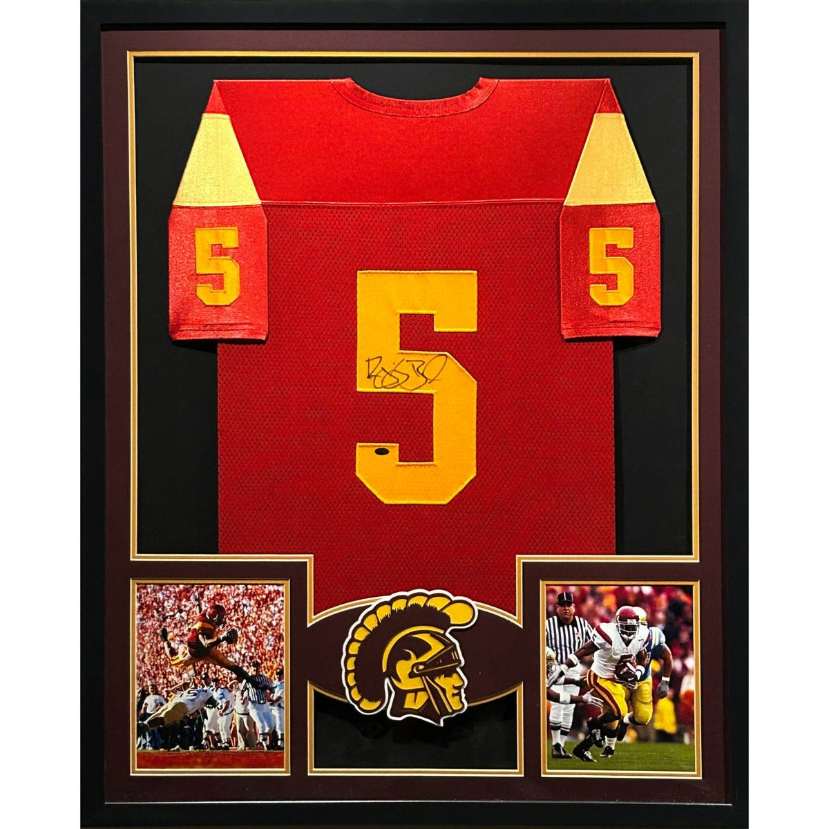 Reggie Bush Signed Framed Jersey JSA Autographed USC Southern Cal