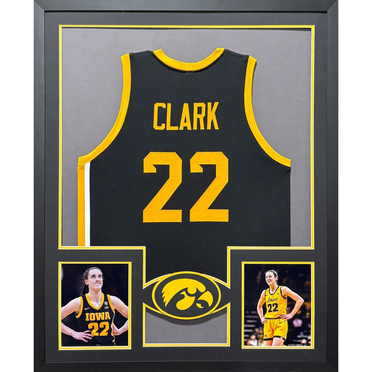 Caitlin Clark UNSIGNED Framed Jersey Iowa Hawkeyes Indiana Fever