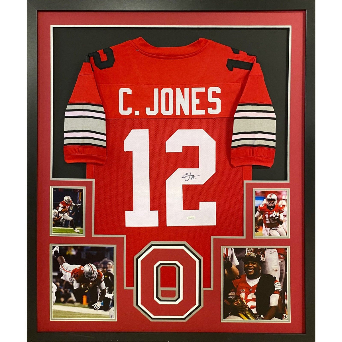Cardale Jones Framed Signed Jersey JSA Autographed Ohio State