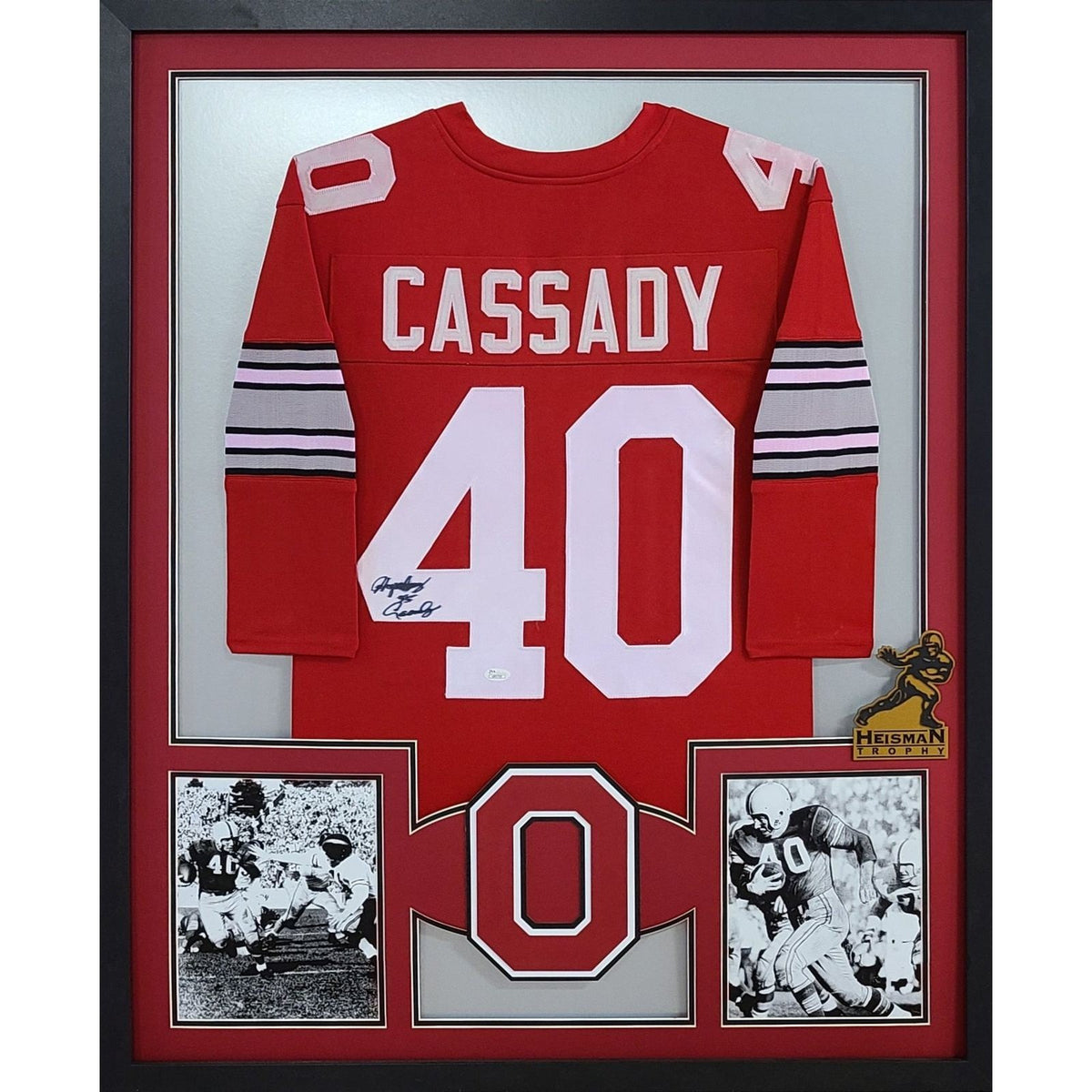 Howard Cassady Signed Framed Jersey JSA Autographed Ohio State OSU