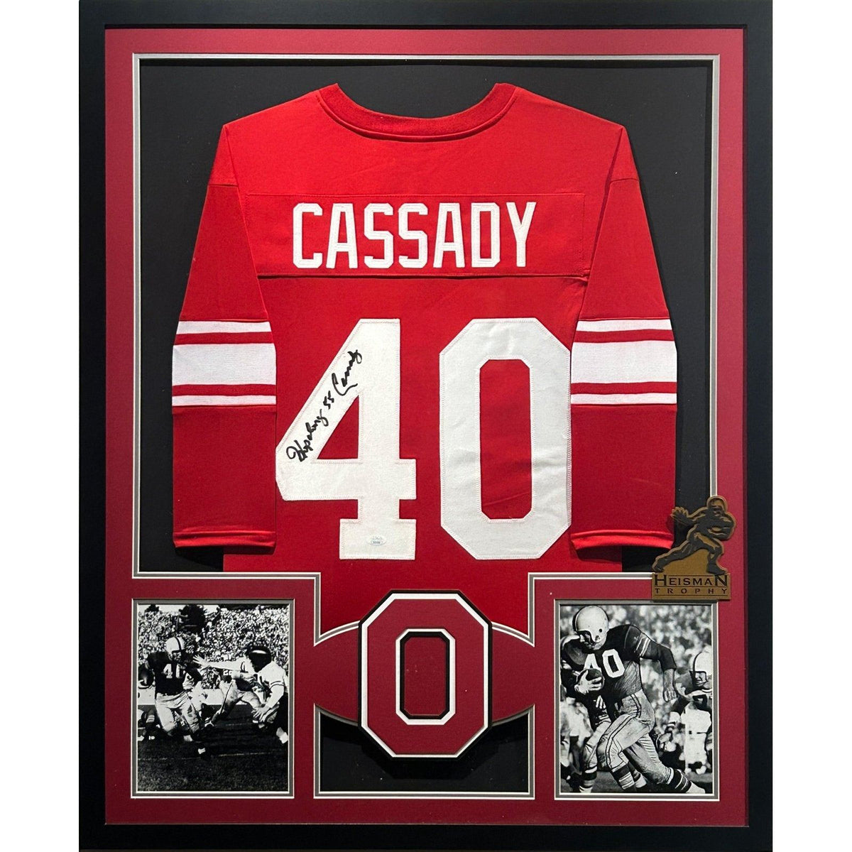Howard Cassady Signed Framed Jersey JSA Autographed Ohio State