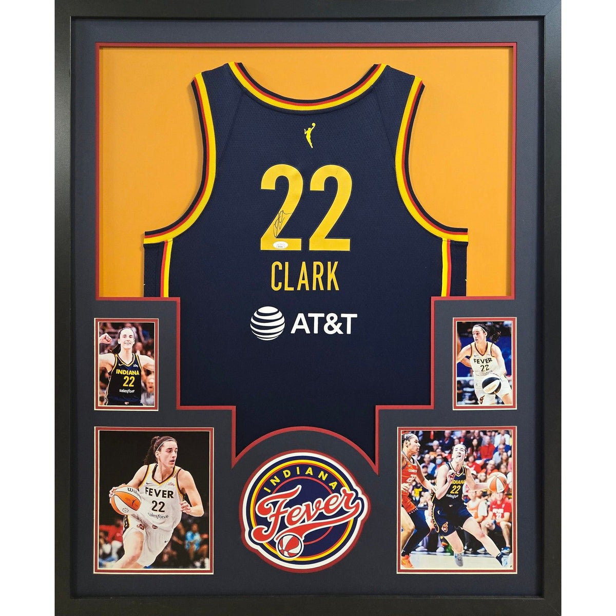 Caitlin Clark Framed Signed Indiana Fever Jersey JSA Autographed