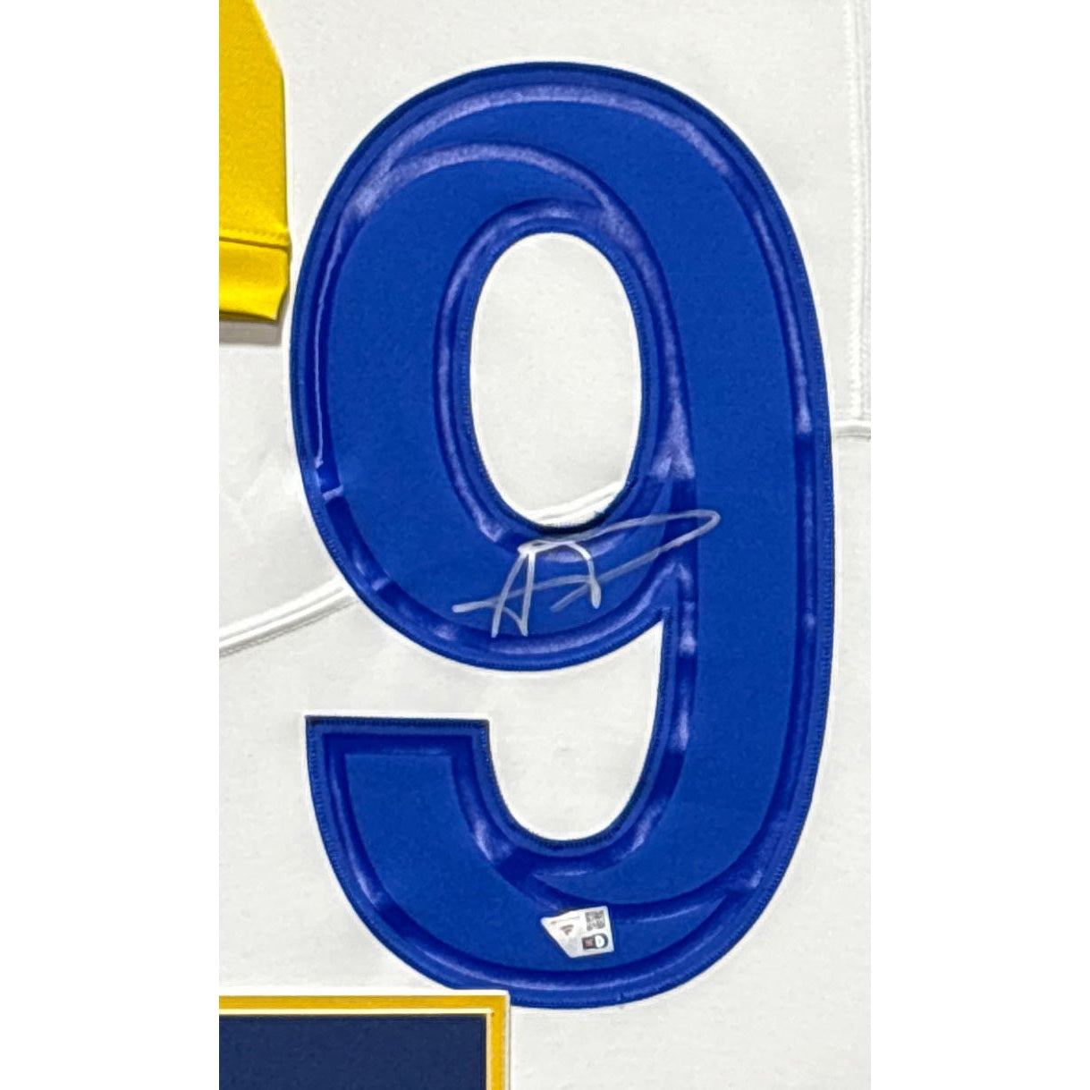 Aaron Donald Framed White Jersey Fanatics Autographed Signed Rams