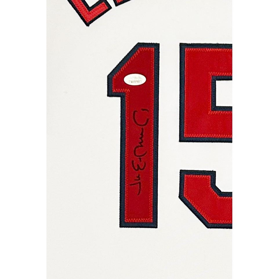 Jim Edmonds Signed Framed Jersey JSA Autographed St. Louis Cardinals