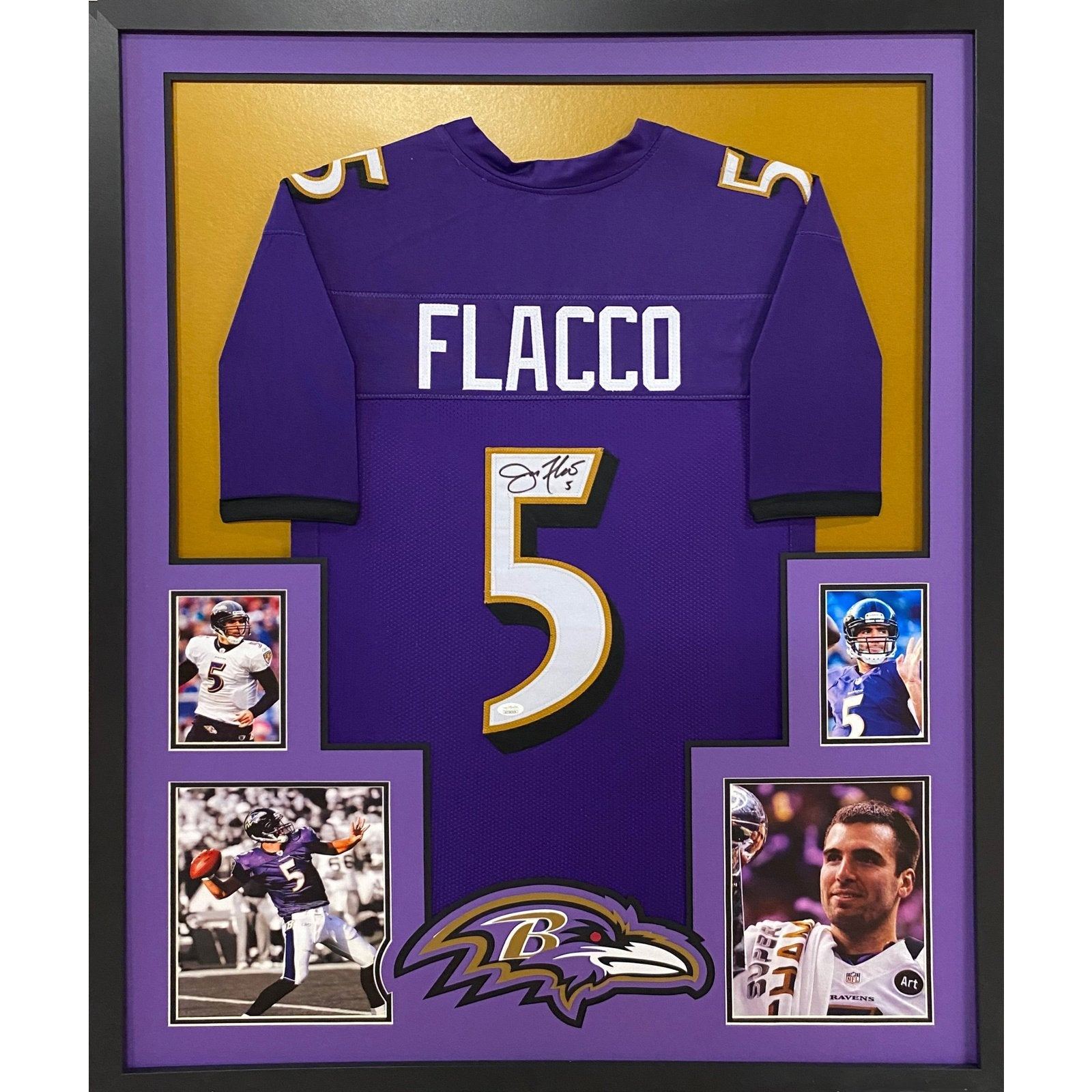 Joe Flacco signed autographed Baltimore popular Ravens Jersey JSA