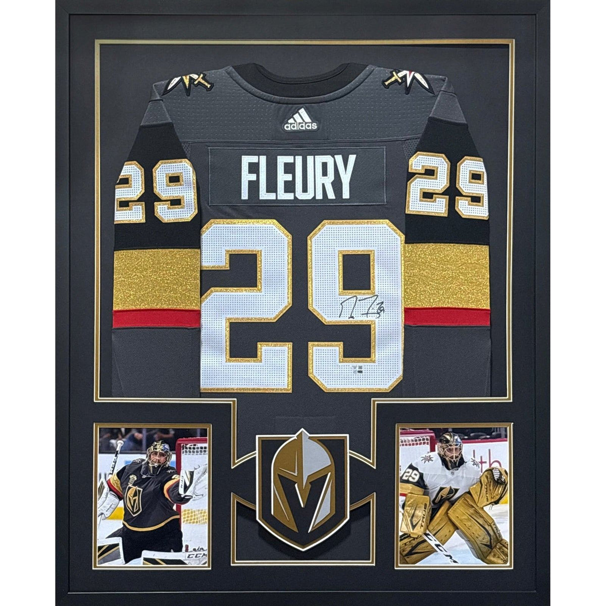 Marc-Andre Fleury Framed Signed Jersey Autographed Vegas Golden Knights COA