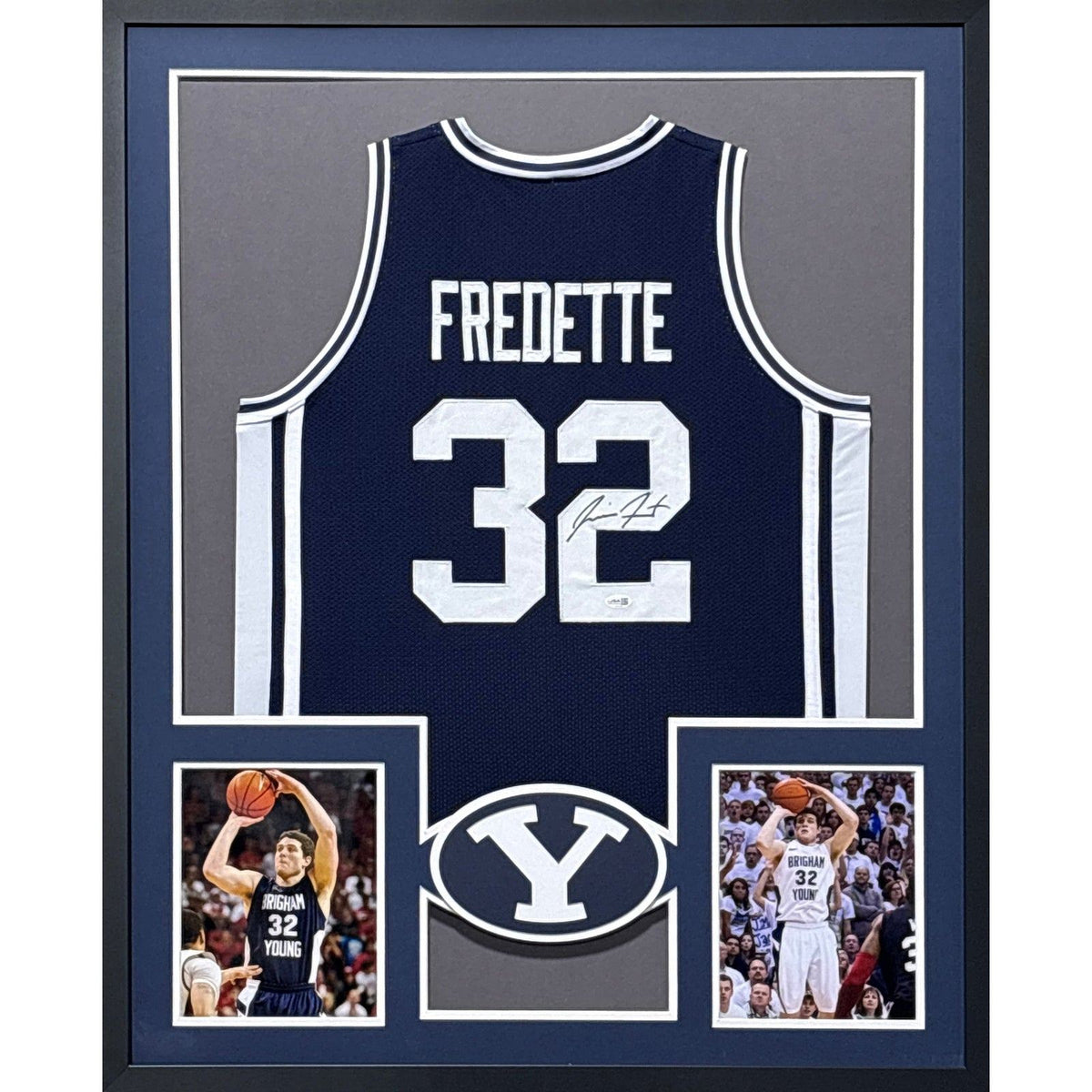 Jimmer Fredette Signed Framed Jersey JSA Autographed BYU