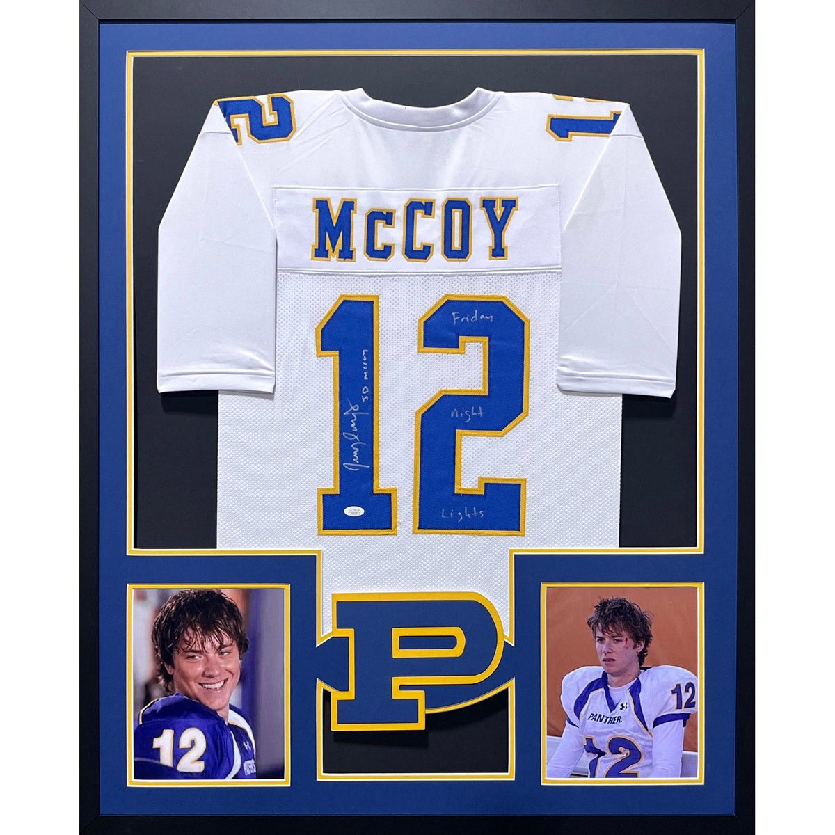 Friday Night Lights Signed Framed Jersey JSA Autographed McCoy