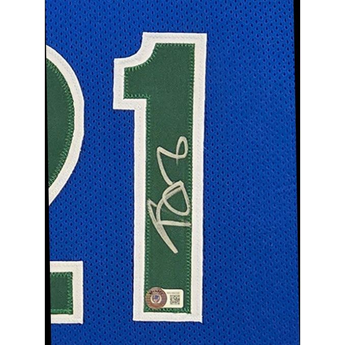 Kevin Garnett Framed Signed Timberwolves Jersey Beckett Autographed