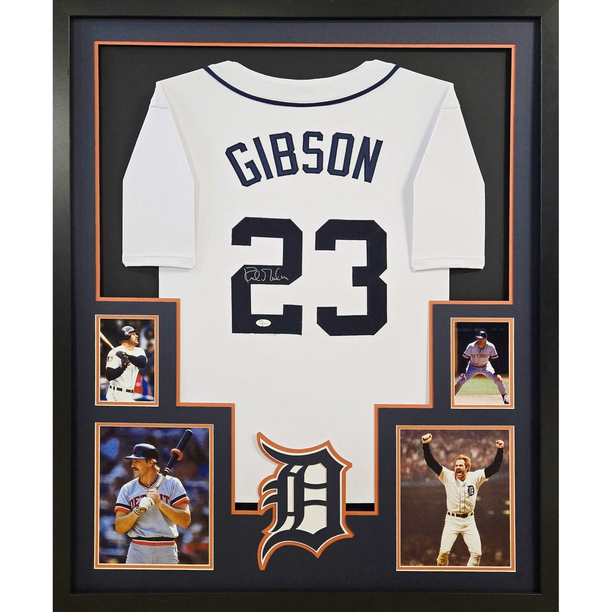 Kirk Gibson Framed Jersey JSA Autographed Signed Detroit Tigers
