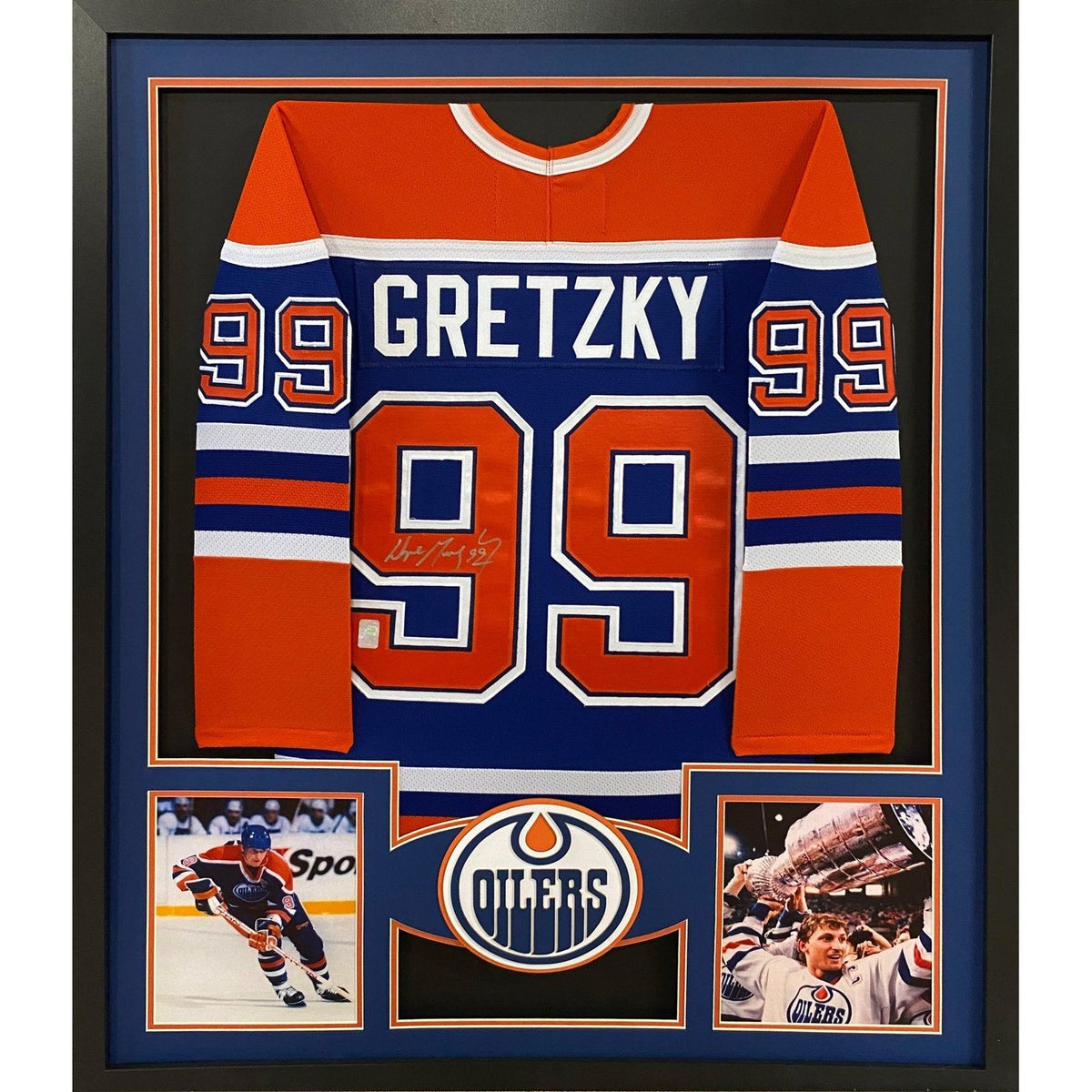 Wayne Gretzky Framed Edmonton Oilers Jersey WGA COA Autographed Signed