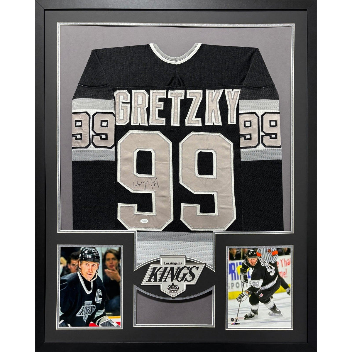 Wayne Gretzky Framed Signed Los Angeles Kings Jersey JSA Autographed