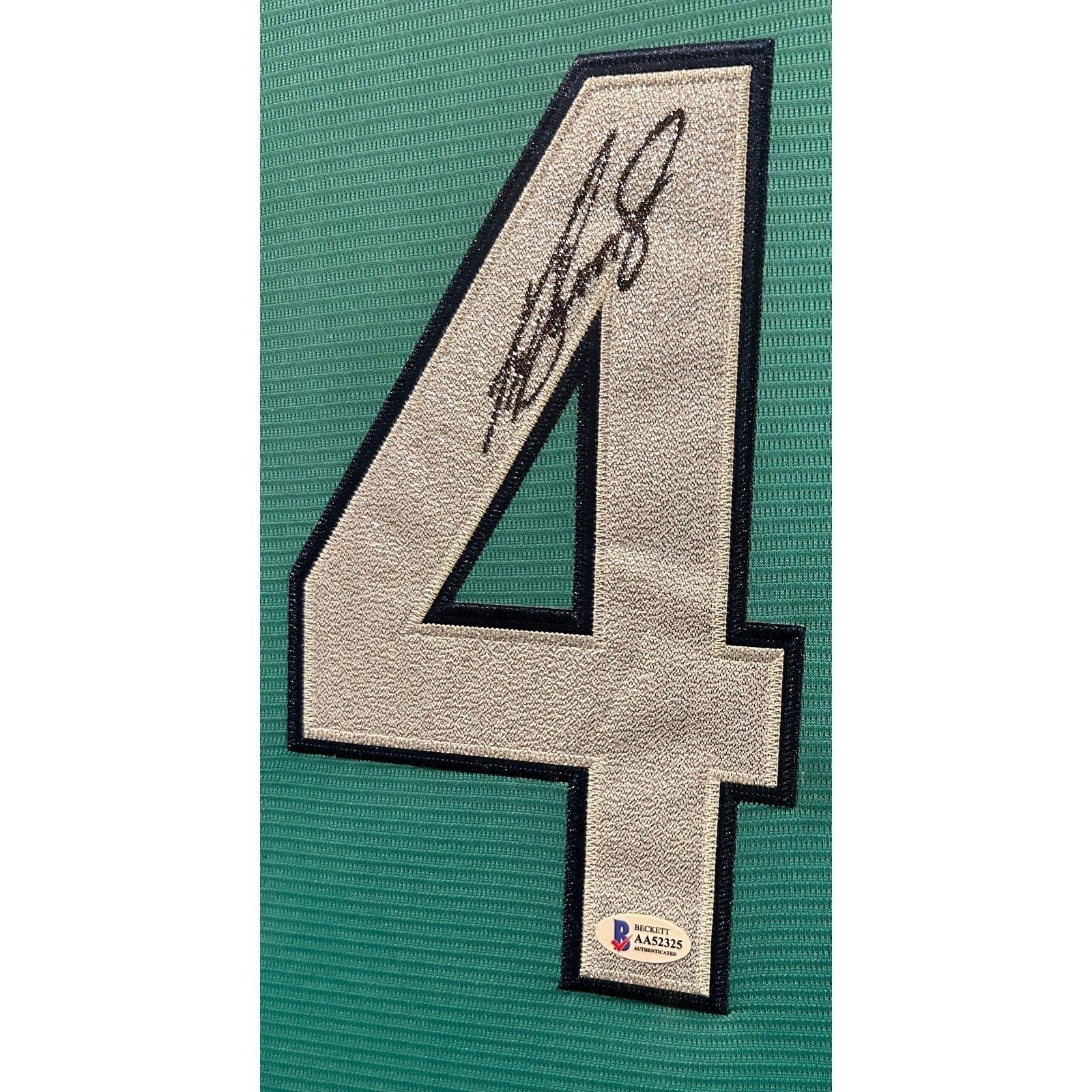 Ken Griffey Jr. Framed Signed Teal Jersey Beckett Autographed Seattle Mariners