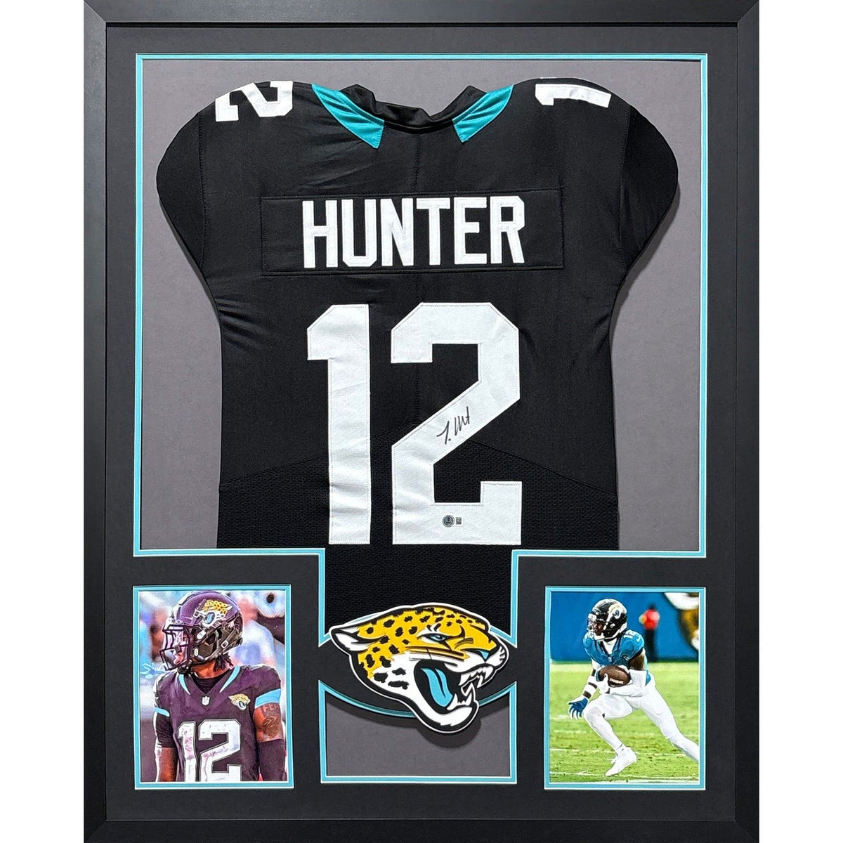 Travis Hunter Framed Signed Jaguars Jersey Beckett Autographed Jacksonville