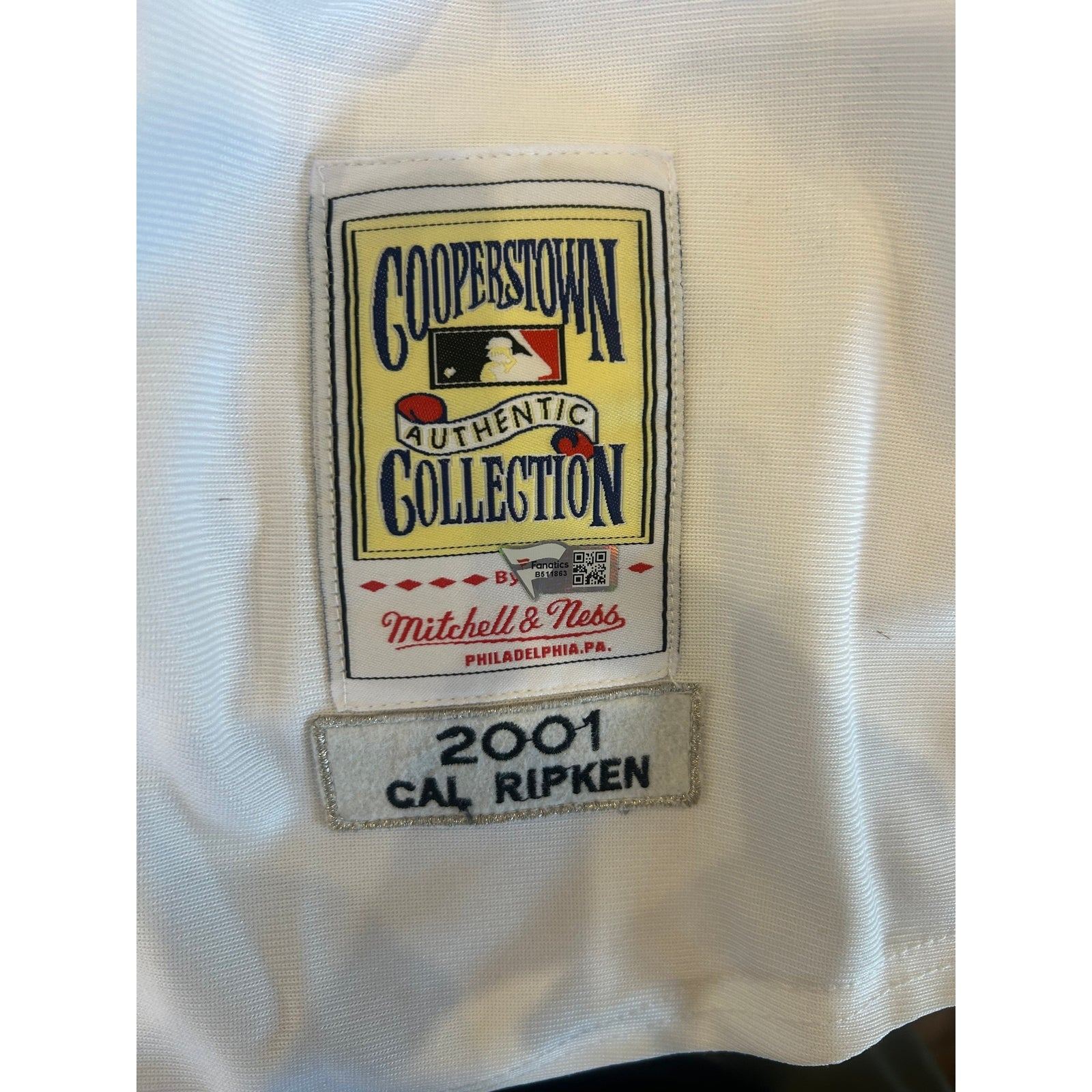 Cal Ripken Framed Signed White Jersey MLB Authenticated Autographed Orioles