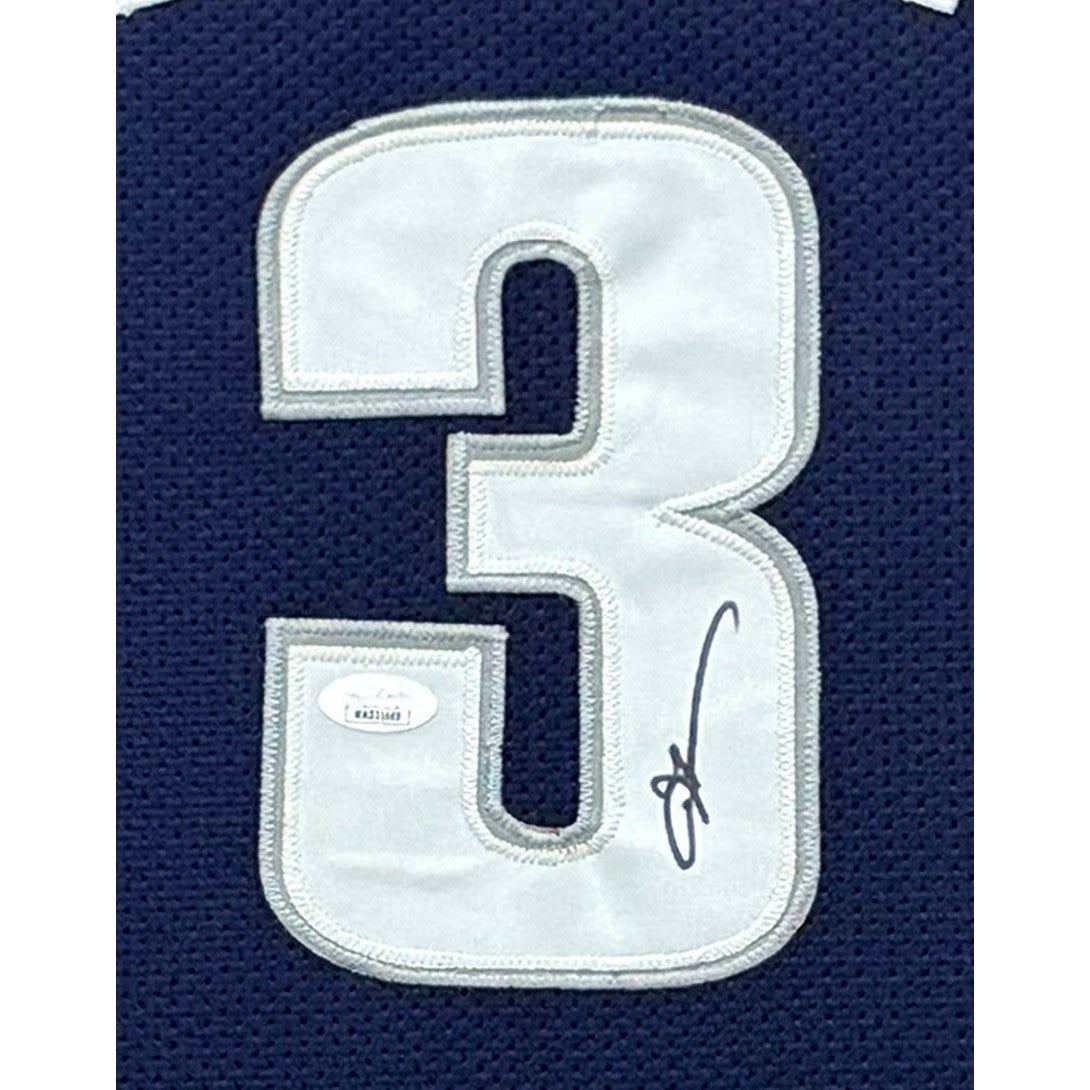 Allen Iverson Signed Framed Jersey JSA Autographed Georgetown 76ers 2P