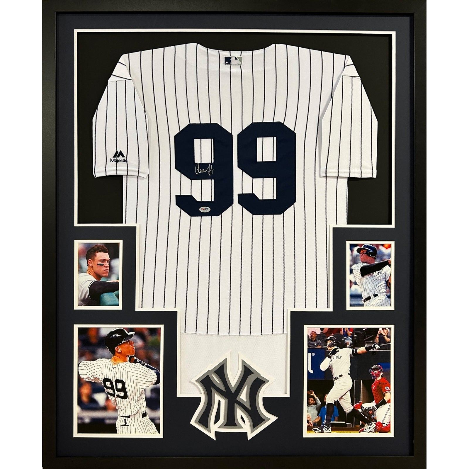Aaron Judge Framed Jersey PSA/DNA Autographed Signed New York Yankees