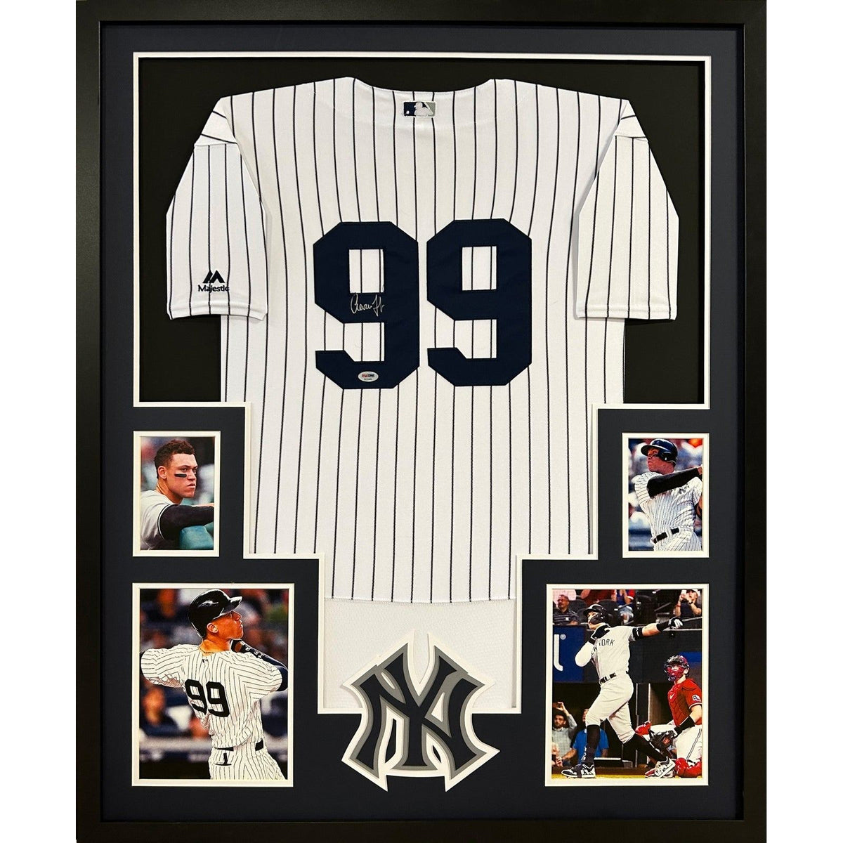 Aaron Judge Framed Jersey PSA/DNA Autographed Signed New York Yankees