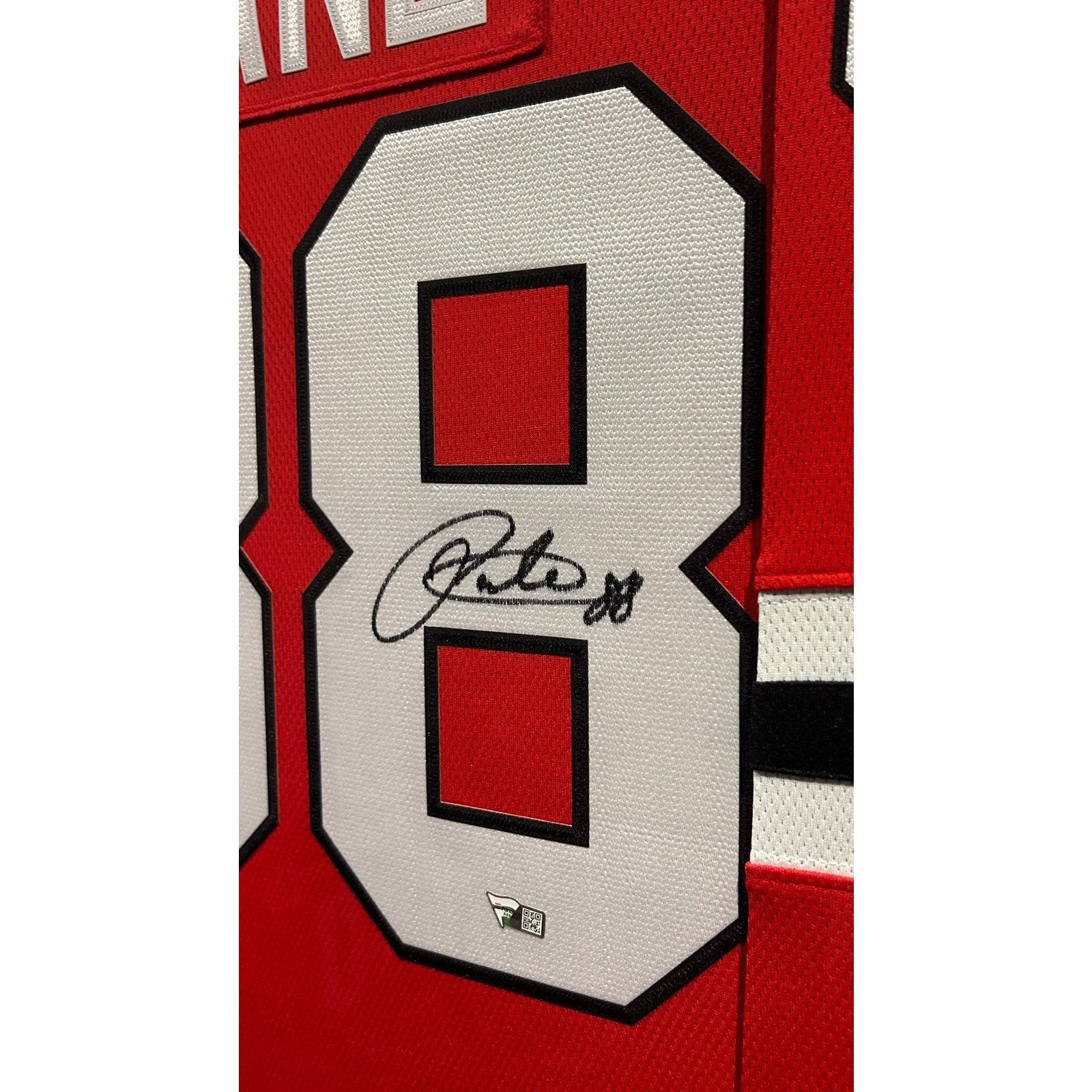Patrick Kane Framed Signed Jersey Fanatics Chicago Blackhawks Autographed