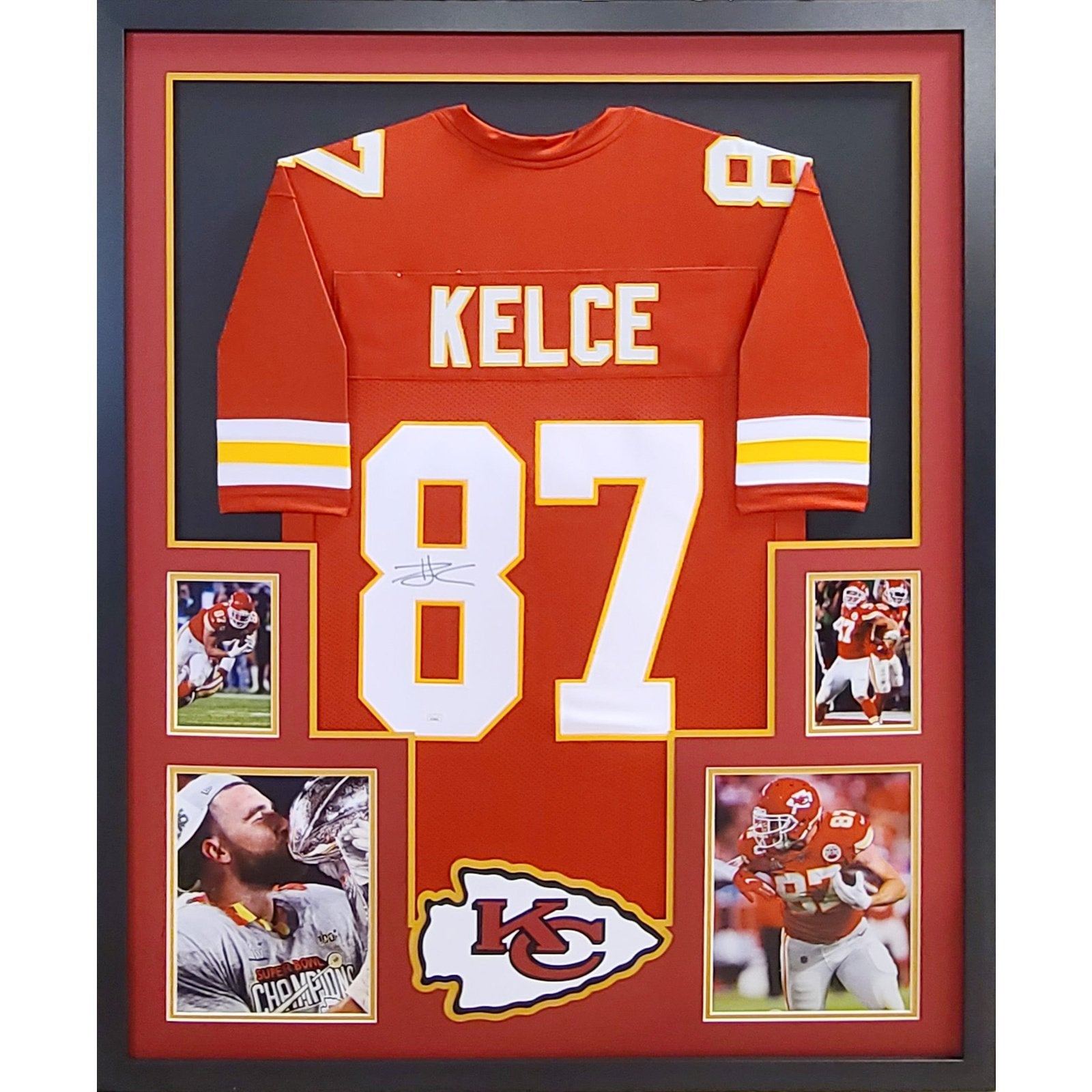 Travis Kelce autographed jersey Kansas City newest Chiefs