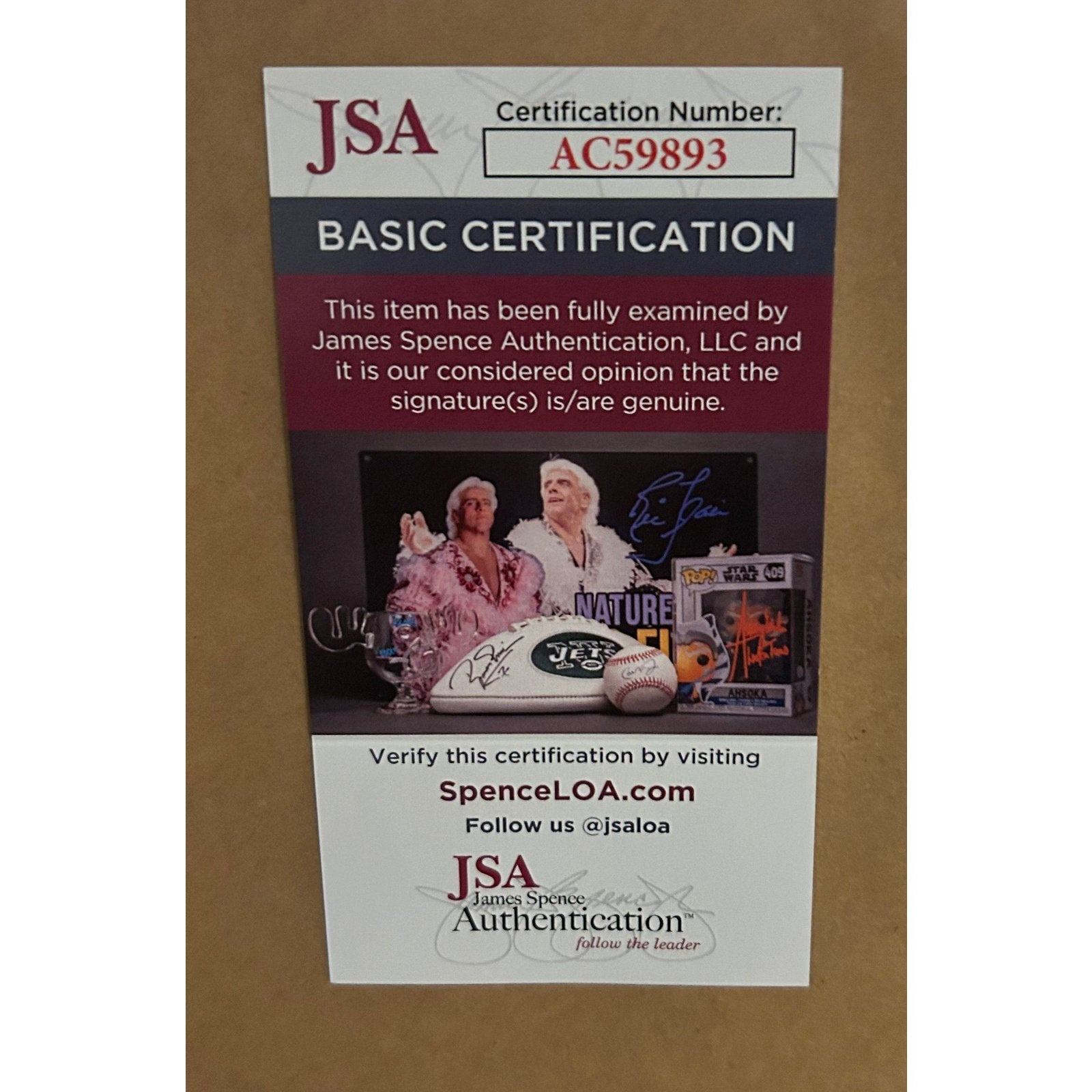 Travis Kelce Framed Jersey JSA Autographed Signed Kansas City Chiefs