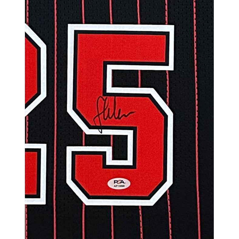 Steve Kerr Signed Framed Jersey PSA/DNA Autographed Chicago Bulls