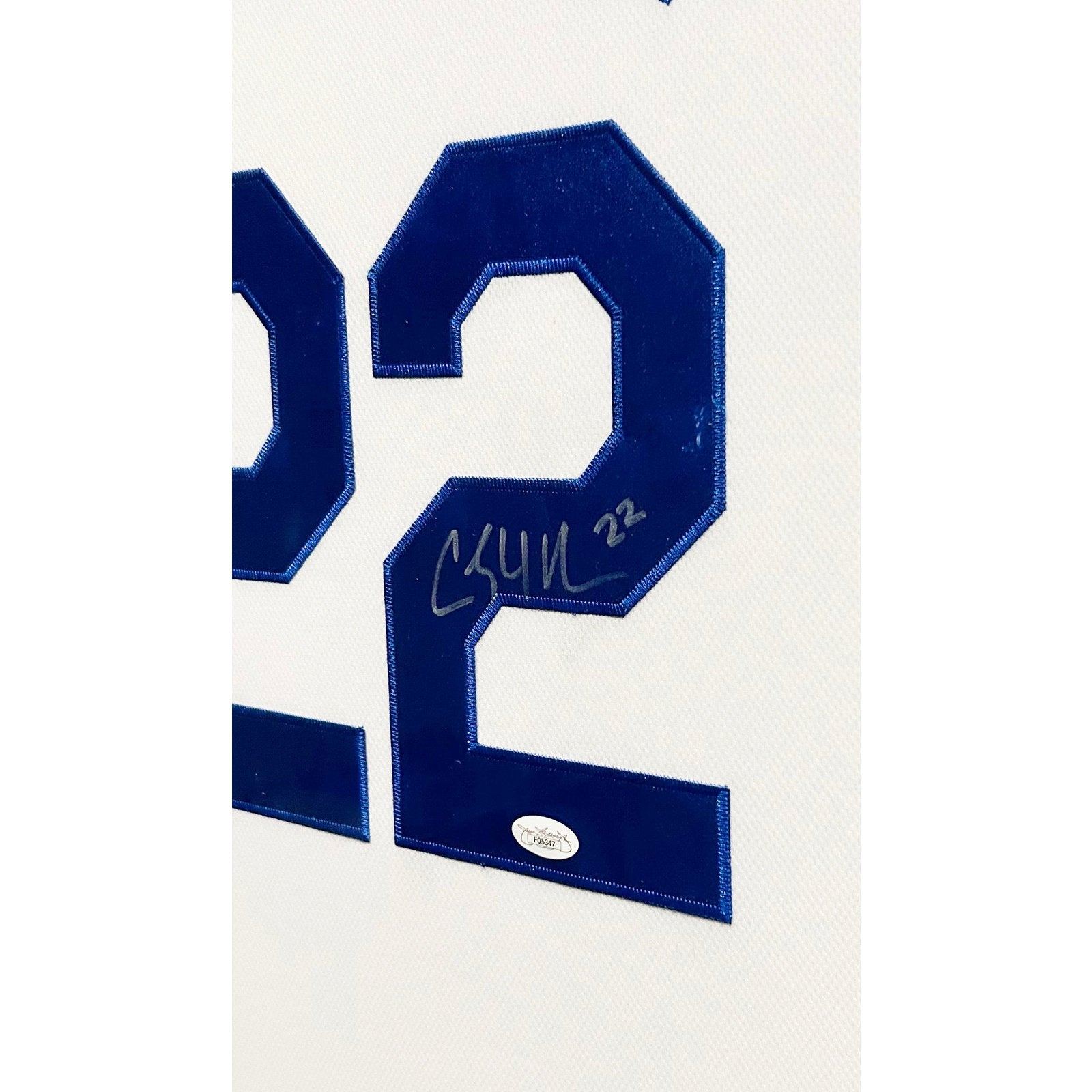 Clayton Kershaw Signed Framed Jersey Beckett Autographed LA Dodgers L.A.