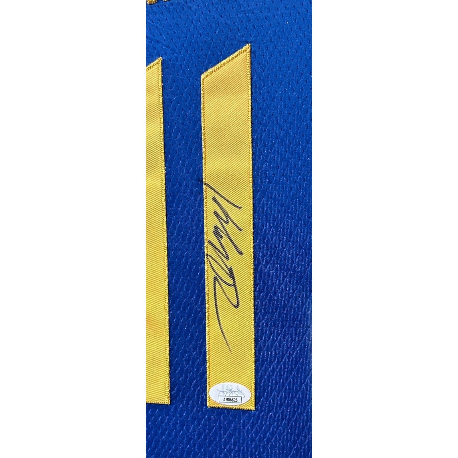 Klay Thompson Framed Signed Jersey JSA Autographed Golden State Warriors