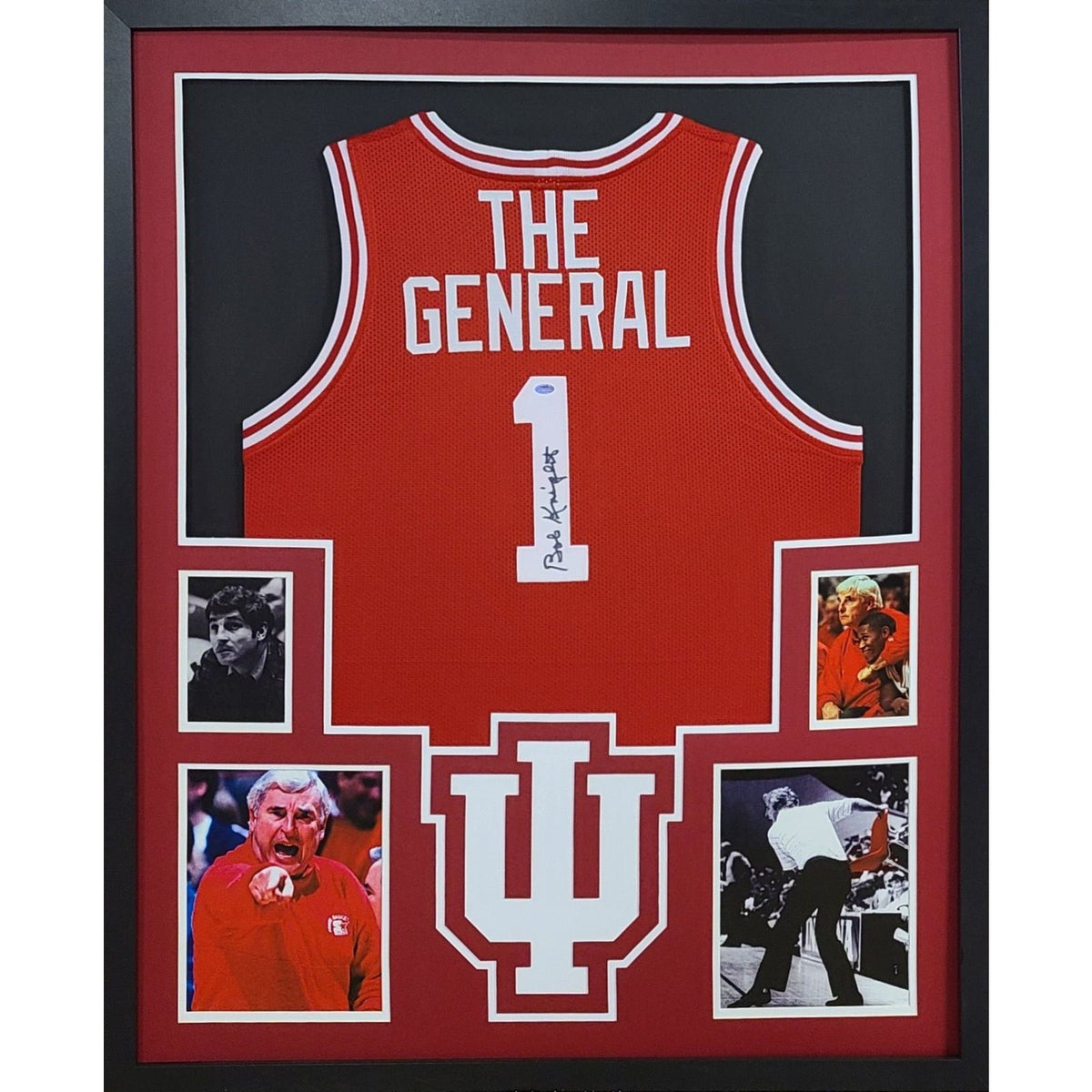 Bobby Knight The General Framed Jersey Schwartz Autographed Signed Indiana