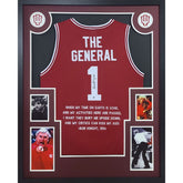 Bobby Knight Framed Stat Jersey Steiner Autographed Signed Indiana Hoosiers