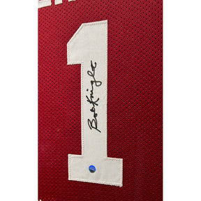 Bobby Knight Framed Stat Jersey Steiner Autographed Signed Indiana Hoosiers