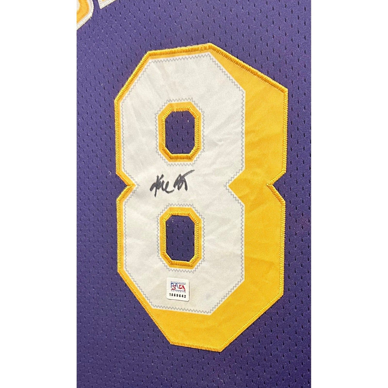 Kobe Bryant Framed Signed Jersey PSA/DNA Autographed Signed LA Lakers L.A.