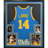 Zach Lavine Framed Signed UCLA Jersey Beckett Autographed