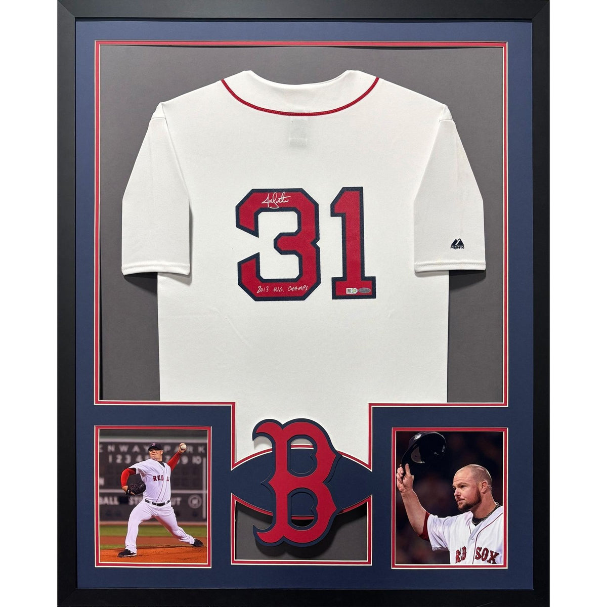 Jon Lester Framed Signed Boston Red Sox Jersey MLB COA Autographed