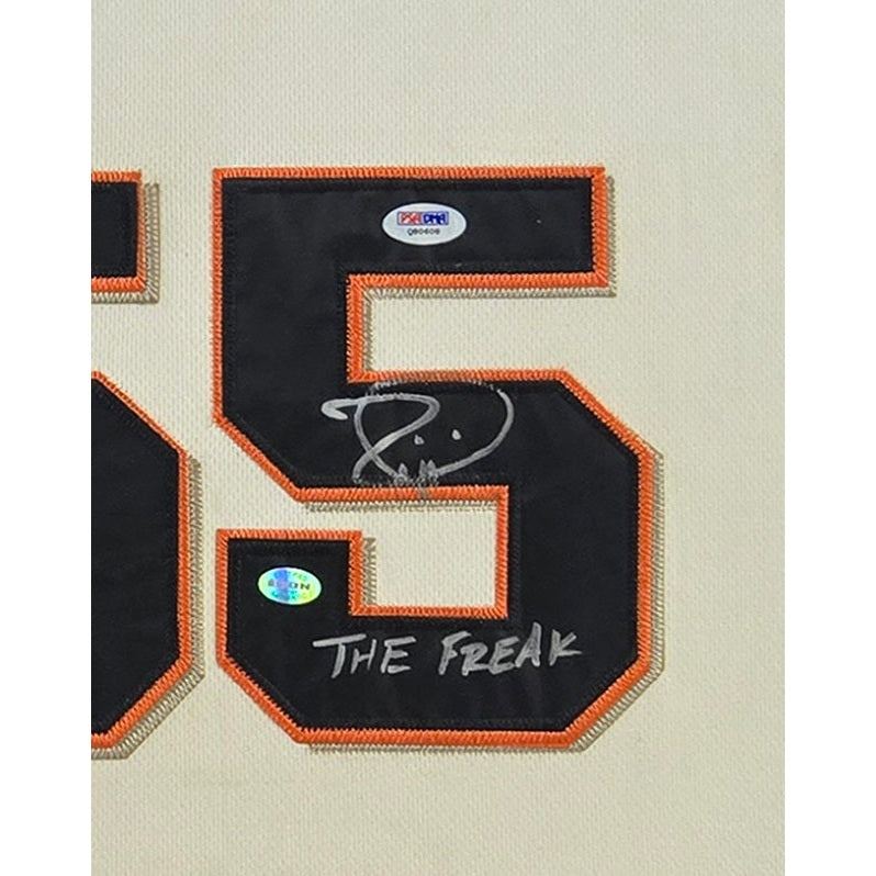 Tim Lincecum Framed Signed Jersey PSA/DNA Autographed San Francisco Giants