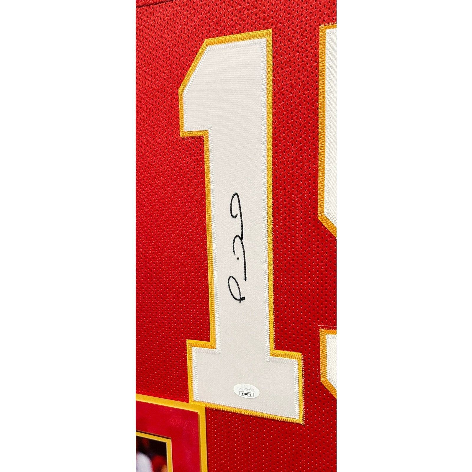 Patrick Mahomes Framed Red Jersey JSA Autographed Signed Kansas City Chiefs