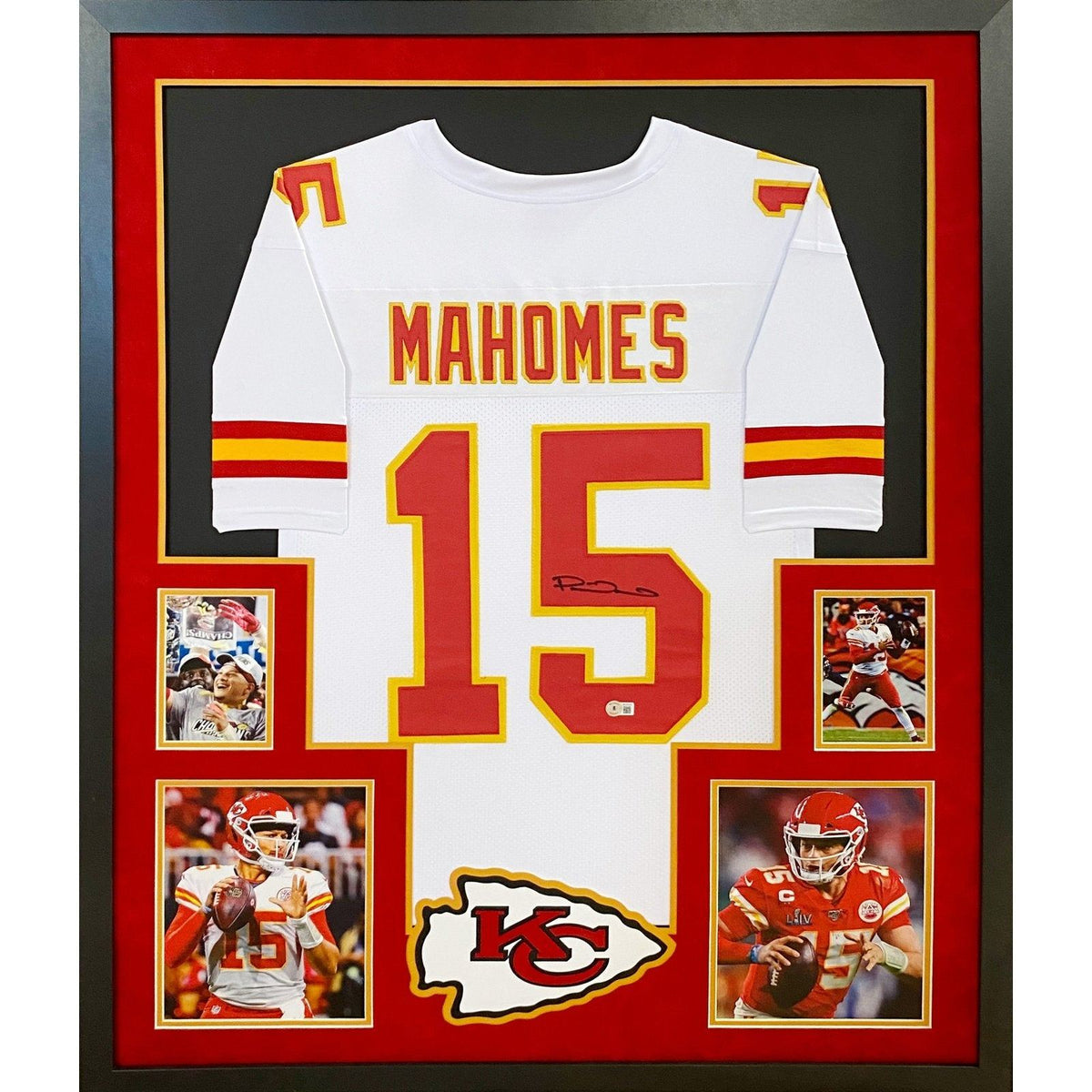 Patrick Mahomes Framed Jersey JSA Autographed Signed Kansas City Chiefs