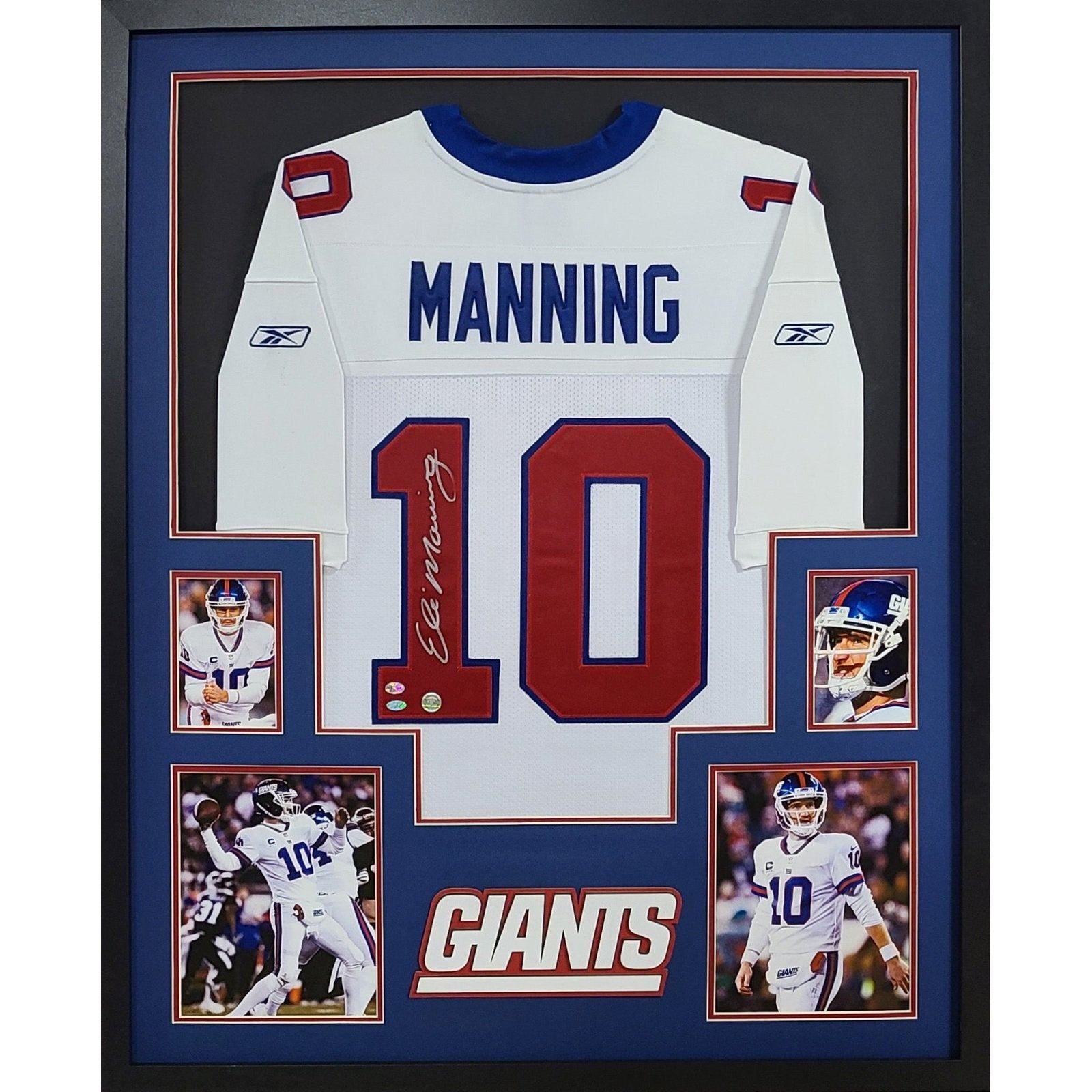 Eli Manning Framed Signed Jersey Steiner Autographed New York Giants