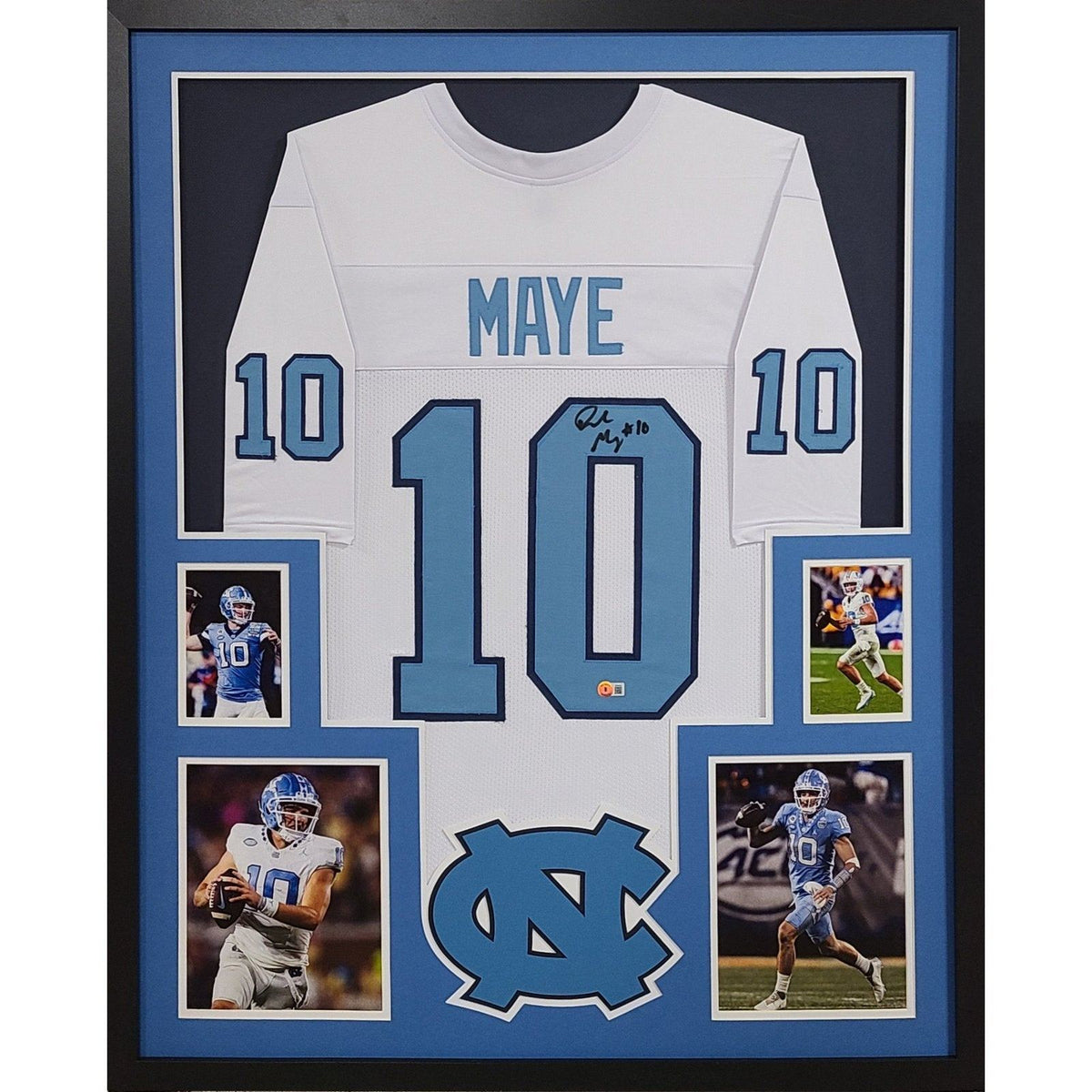 Drake Make Framed Jersey Beckett Autographed Signed UNC North Carolina