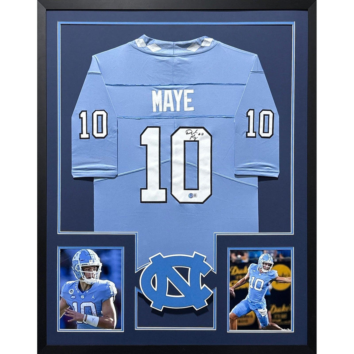Drake Make Framed Jersey Beckett Autographed Signed UNC North Carolina BB